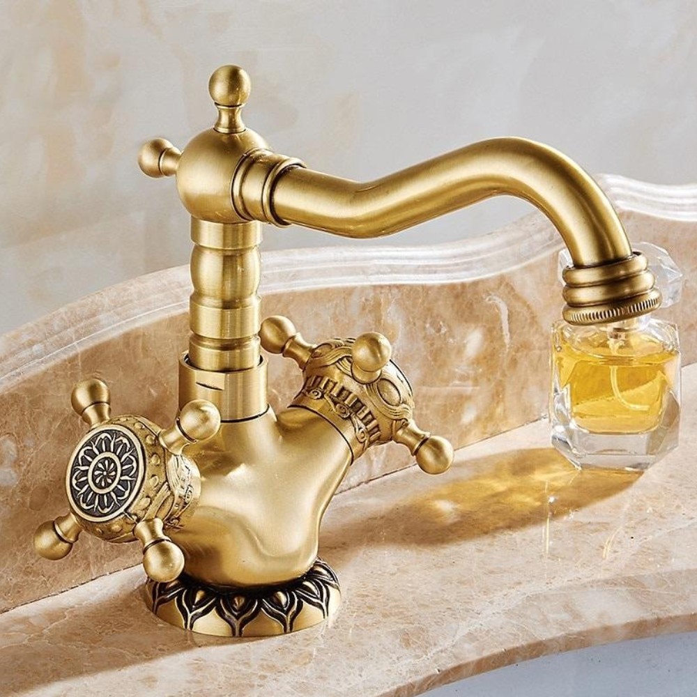 Antique Brass Faucet - 13